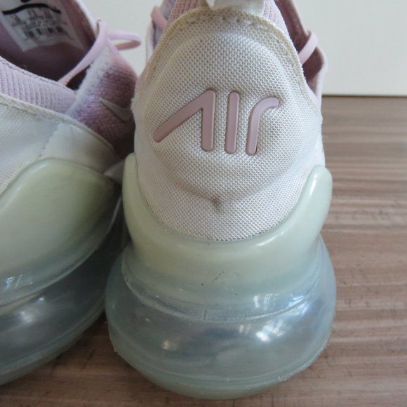 NIKE Air Max 270 Plum Chalk Summit White Elemental Rose Sneakers - Size US 10 - Picture 11 of 16